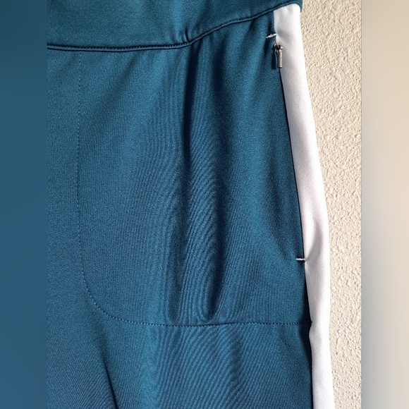 Zella City Side Zip All Day Track Pants Teal Size M - Picture 4 of 8
